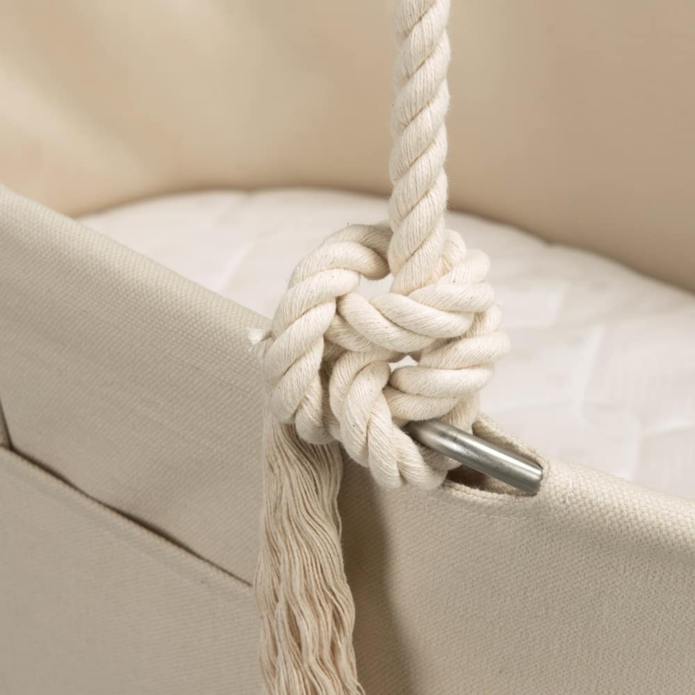 Kołyska BabyCare beżowa - obrazek 3